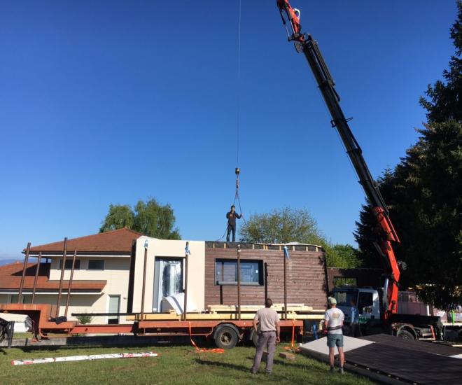 Pendant la construction