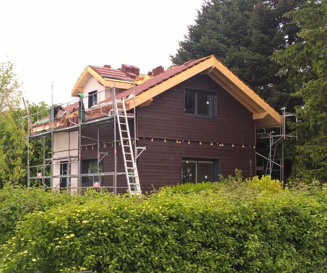 Création d'un chalet en remplacement d'un existant