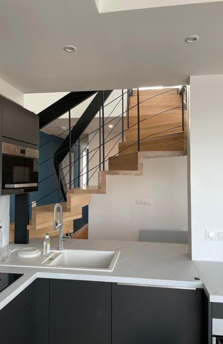 Aménagement d'un appartement avec création d'un accès au toit terrasse - Boulogne-Billancourt 